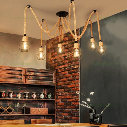 Tipuri de iluminat general- lustra vintage, led-zone.ro