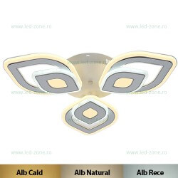 Lustra LED 126W 3 Funcții Dimabilă cu Telecomandă LZR9007-3+3 - ledzone.ro