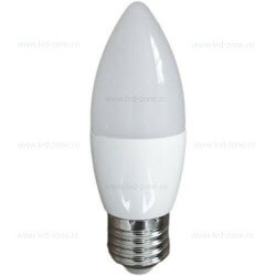 Bec LED E27 3W Lumânare Mat Plastic - ledzone.ro