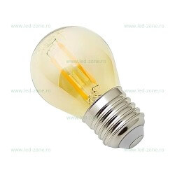 Bec LED Vintage E27 2W G45 - ledzone.ro