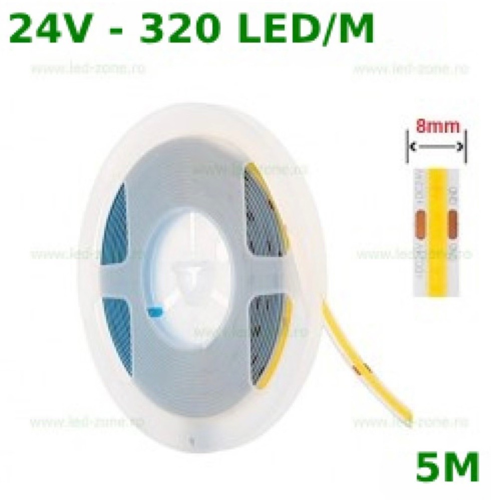 Banda LED COB 320 LED/ML