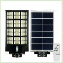 Lampa LED Iluminat Stradal 1200W Solara cu Senzor Miscare si Telecomanda GRAND - LED-Zone.ro
