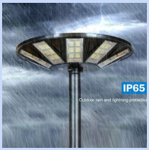 Lampa LED Iluminat Stradal UFO 400W Solara Telecomanda Stalp 3M - LED-Zone.ro