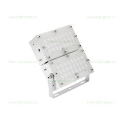 Proiector LED 100W Slim Alb Modular Profesional