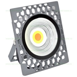 Proiector LED 50W COB RGB Slim Gri 220V