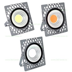 Proiector LED 50W COB Slim Gri 220V
