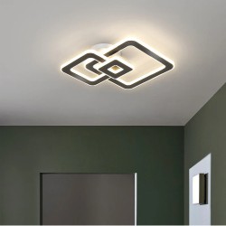 Lustra LED 60W Neagra 3 Functii LZ8166