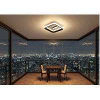 APLICE LED CAMERA, Black Friday - Aplica LED Moderna 38W Patrata 3 Functii LZ3917, LED-Zone.ro