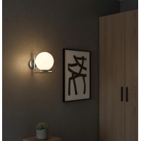 APLICE LED, Black Friday - Aplica 1 Soclu E14 Crom LZ914-1, LED-Zone.ro