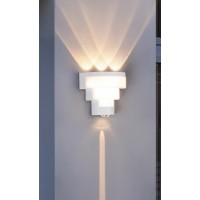 APLICE LED FATADE CLADIRI, Black Friday - Aplica LED 10W Exterior Alba LZ306-3, LED-Zone.ro