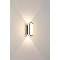 APLICE LED FATADE CLADIRI, Black Friday - Aplica LED 10W Exterior Neagra LZ0241-300, LED-Zone.ro