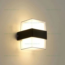 Aplica LED 10W Exterior Negru LZ602