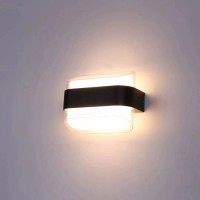 APLICE LED FATADE CLADIRI, Black Friday - Aplica LED 12W Exterior Neagra LZ102, LED-Zone.ro