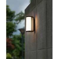 APLICE LED FATADE CLADIRI, Black Friday - Aplica LED 18W Exterior Neagra LZ202267, LED-Zone.ro