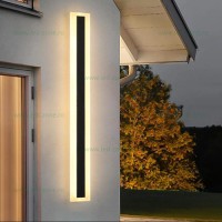 APLICE LED FATADE CLADIRI - Reduceri Aplica LED 18W Exterior Negru 80cm LZ904 Promotie