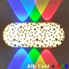 Aplica LED 2x3W Exterior Negru 3 Functii LZ8227-6