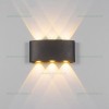 Aplica LED 2x3W Exterior Negru LZ2056-6