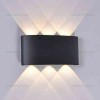 Aplica LED 2x3W Exterior Negru LZ2056-6 Alb Natural