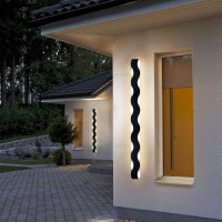 APLICE LED EXTERIOR, Black Friday - Aplica LED 36W Exterior Negru 120cm LZ5127, LED-Zone.ro