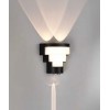 Aplica LED 9W Exterior Neagra LZ306-2