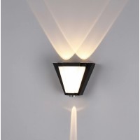 APLICE LED FATADE CLADIRI, Black Friday - Aplica LED 9W Exterior Neagra LZ307-2, LED-Zone.ro