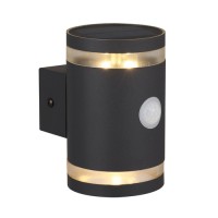 ILUMINAT EXTERIOR LED, Aplica LED Exterior SMD Solara cu Senzor Alb Cald, LED-Zone.ro