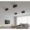 Aplica LED 10W Dreptunghiulara LZ609 Neagra