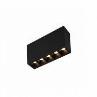 APLICE LED CAMERA, Black Friday - Aplica LED 10W Dreptunghiulara LZ609 Neagra, LED-Zone.ro