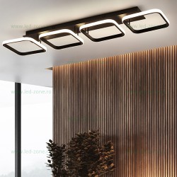 Lustra LED 60W Dimabila 3 Functii cu Telecomanda LZG3684-4