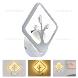 Aplica LED Moderna 12W Patrata 3 Functii LZ0012-1