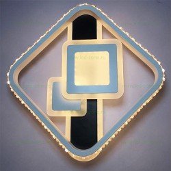 Aplica LED Moderna 38W Patrata Cristal 3 Functii LZ3915