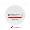 Aplica LED 18W Rotunda Senzor Miscare Microwave