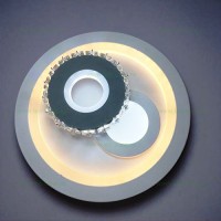 APLICE LED CAMERA - Reduceri Aplica LED Moderna 12W Rotunda 3 Functii Cristal LZ3667 Promotie