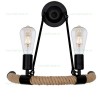 Aplica Rustic 2xE27 ROPE2W