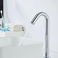 OGLINZI LED SI BATERII SANITARE, Black Friday - Baterie Lavoar Cu Senzor Cromat LZ150L, LED-Zone.ro