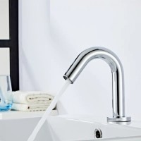 OGLINZI LED SI BATERII SANITARE, Black Friday - Baterie Lavoar Cu Senzor Cromat LZ150S, LED-Zone.ro