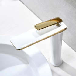 Baterie Lavoar Inalta Alb-Auriu LZ004