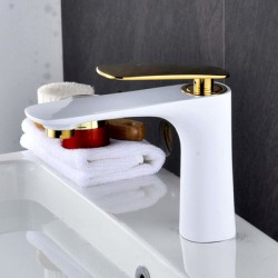 Baterie Lavoar Inalta Alb-Auriu LZ010