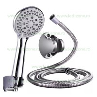 ACCESORII BAIE, Black Friday - Set Complet Dus 5 Functii Cromat 1.5M LZ15, LED-Zone.ro