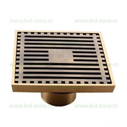 Sifon De Pardoseala Cu Sistem Antimiros Bronz LZ8758HQ