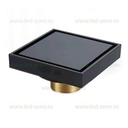 Sifon De Pardoseala Cu Sistem Antimiros Negru LZ8764HS