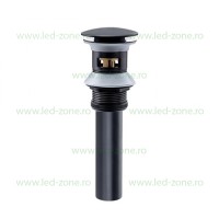 ACCESORII BAIE - Reduceri Sifon Lavoar Cu Prea Plin Negru Mat LZ8019H11 Promotie