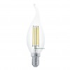 Bec LED E14 4W Filament Flacara Clar