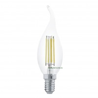 BECURI LED, Bec LED E14 4W Filament Flacara Clar, LED-Zone.ro