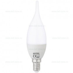 Bec LED E14 3.5W Flacara Mat Plastic CRAFT