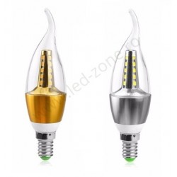 Bec LED E14 5W Flacara Clar SMD2835