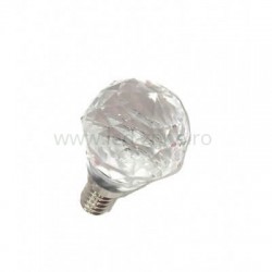 Bec LED E14 5W Glob Model Cristal