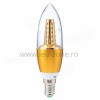 Bec LED E14 7W Lumanare Clar  SMD2835
