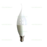 BECURI LED, Bec LED E14 7W Flacara Mat Plastic , LED-Zone.ro