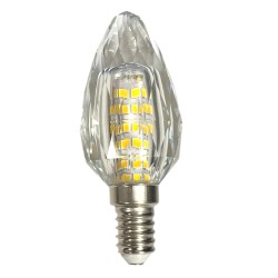 Bec LED E14 7W Lumanare Model Cristal